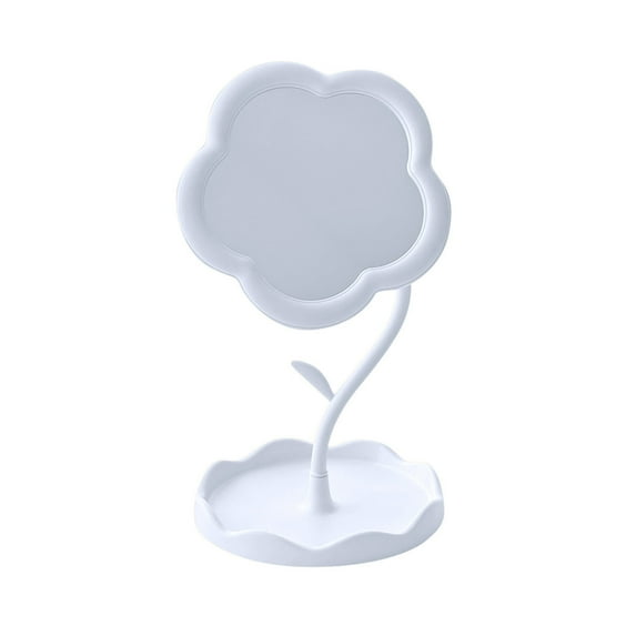 ETHKIA Flower Shaped Makeup Mirror for Desk, Home Decoration for Bedroom Living Room and Minimal Spaces Room A