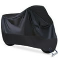 thumbnail image 1 of ETHKIA Full Motorcycle Cover, Upgraded Waterproof Durable Motorcycle Hood, Black (180x100x90cm) S, 1 of 9