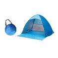 thumbnail image 1 of ETHKIA Pop Up Beach Tent Shade Sun Shelter UPF 50+ Canopy Cabana 2-3 Person for Outdoor Activities Camping Fishing Hiking Picnic Touring (Regular) Blue, 1 of 5