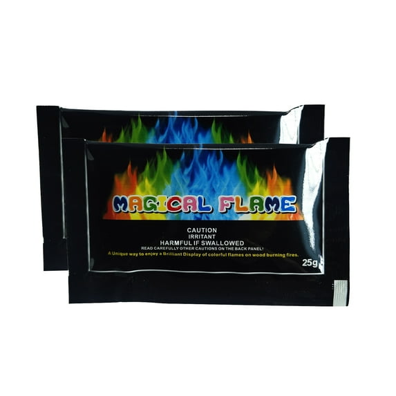 ETHKIA Stain Colorful Color Changing Powder Party and Festival Supplies, Suitable for Birthday Party Bonfire Show, 25g, 2 Pack C