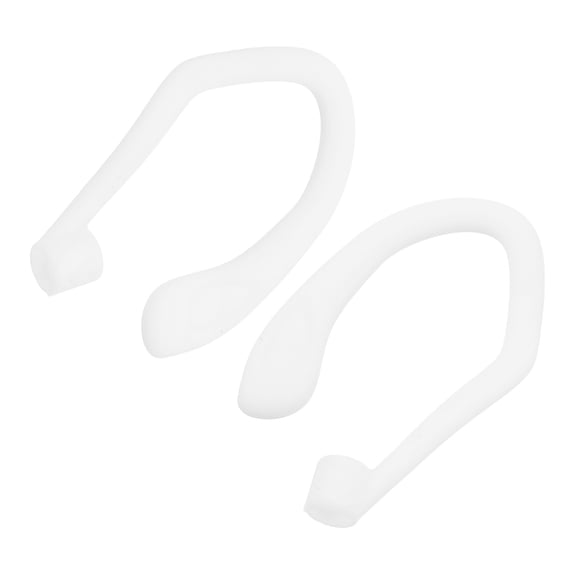 ETHZZLE 1 Pair Prevent Lost Earbud Hooks for Men and Women Earbuds White 2.36X1.57X0.20in