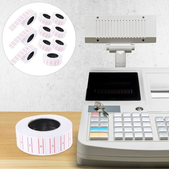 ETHZZLE Self-Adhesive Price Label Paper for Supermarket Retail Warning