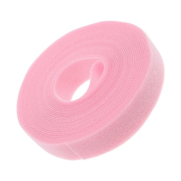 ETHZZLE Pink Cable Organizer Strap with Hook and Loop for Secure Wire Bundling