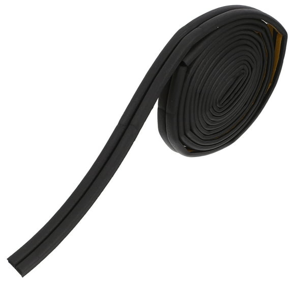 ETHZZLE 1 Roll D-Shaped Rubber Weather Stripping Door Seal Black Foam for Windows and Doors Cars Trucks RVs