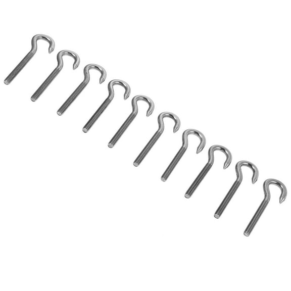 ETHZZLE Metal Eye Bolt Hook - Single Piece for Hanging Plants, Securing Ropes, Outdoor and Indoor Use