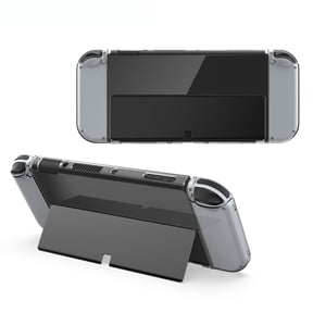 ETHZZLE 1Set White Hard Plastic Case Compatible for Switch Gaming Console Protective Shell