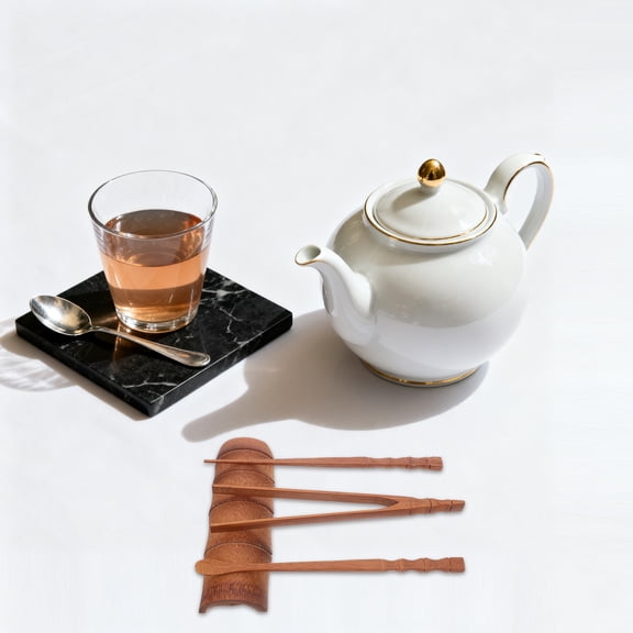 ETHZZLE 1 Set Gongfu Tea Utensils: Chinese Ceremony Scoop Needle Clip - Tea Brewing Tools For Loose Leaf - Present For Enthusiasts Party Office Decor