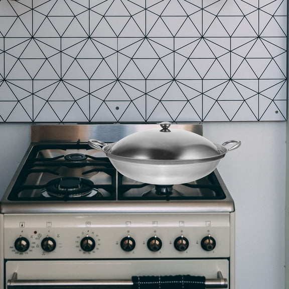 ETHZZLE 1 Set Hot Pot With Lid Made Of Stainless Steel For Home Users