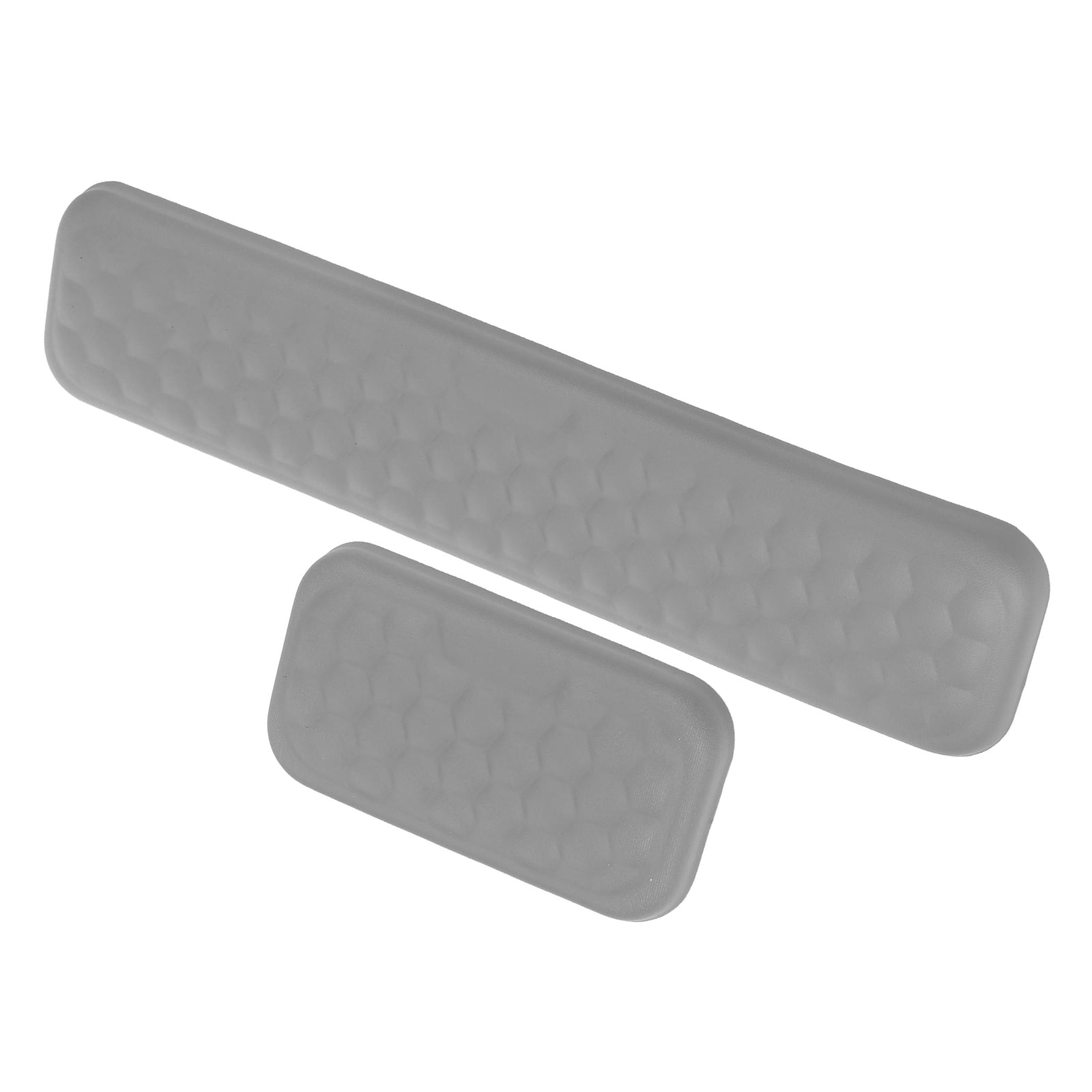 ETHZZLE 1Set Ergonomic Keyboard Wrist Rest and Mouse Pad Grey Comfortable Support for Home