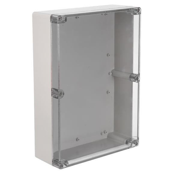 ETHZZLE 1Set Weatherproof Electrical Junction Box Plastic Enclosure with Transparent Cover for Outdoor Use
