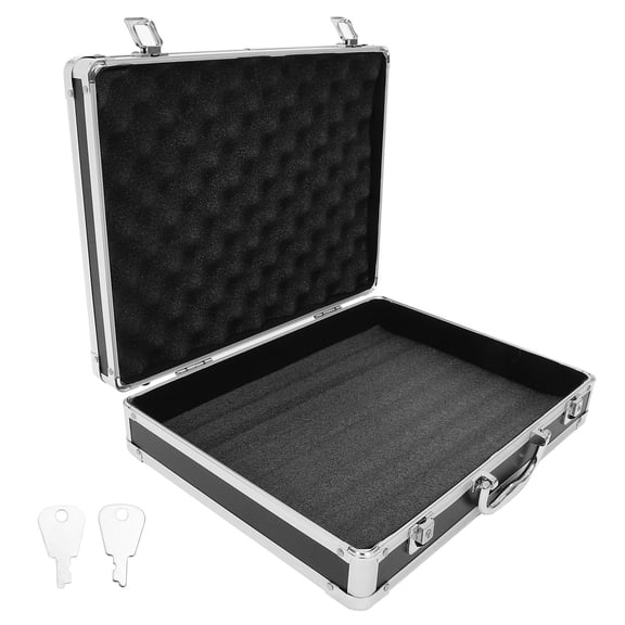 ETHZZLE Aluminum Alloy Portable Toolbox Set, Empty Tool Case for Home, Garage, and Workshop Storage