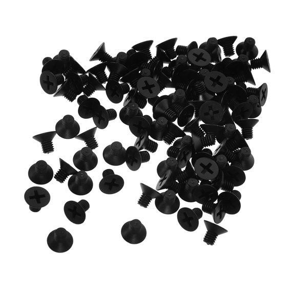 ETHZZLE 100Pcs White Nylon Gutter Screws Hardware Kit for Outdoor Use