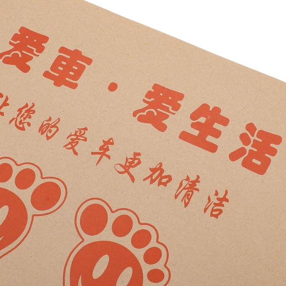 ETHZZLE 100Pcs Large Paper Floor Mats for Cars Disposable Auto Foot Mats Easy to Use and Store