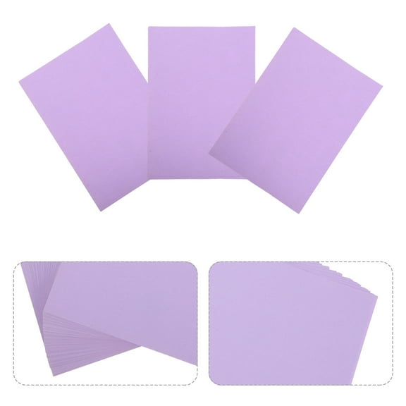 ETHZZLE 100Pcs Lavender Printer Paper Cardstock for Home Use Versatile Origami and Art Projects