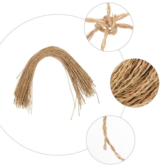 ETHZZLE 100Pcs Butcher Twine Light Brown Kitchen Twine for Meat Trussing Sausage Ham Bundle and Cooking Use
