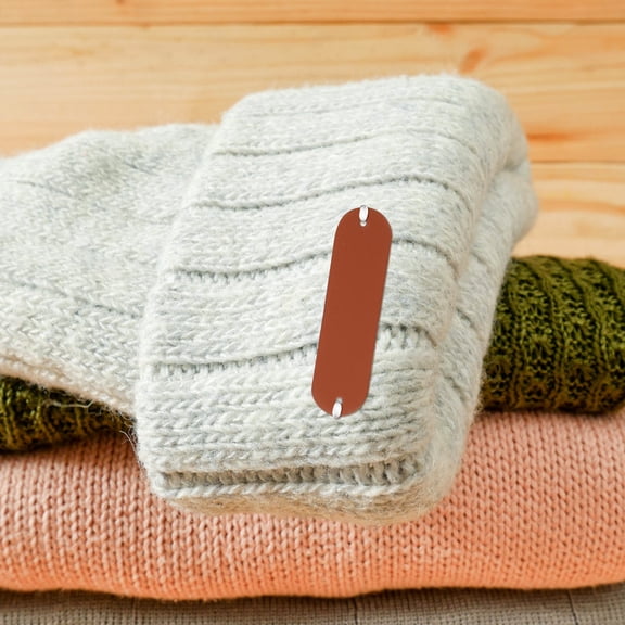 ETHZZLE 100Pcs Handmade Labels for DIY Sewing on Clothes Hats Bags Assorted Colors