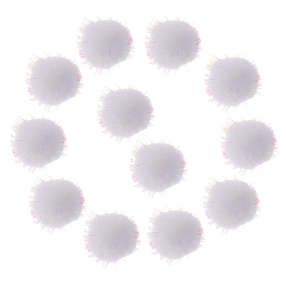 ETHZZLE 100Pcs Multipurpose Pom Pom Balls for Sewing Costume Materials and Craft Projects