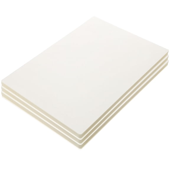 ETHZZLE 100Pcs Clear Laminating Sheet White Plastic Protective Film for Pictures and Files