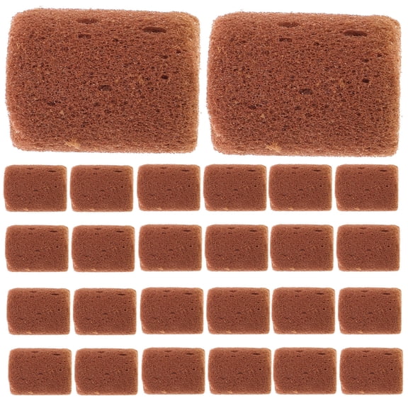 ETHZZLE 100Pcs Soil Block Light Brown Peat Water Retention Factory Nurseries