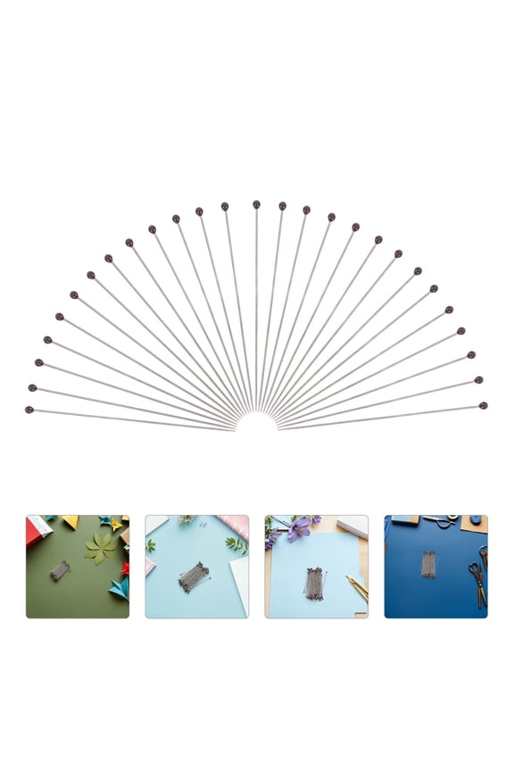100Pcs Stainless Steel Specimen Fixing Pins for Insect Mounting Display with Minimal Damage