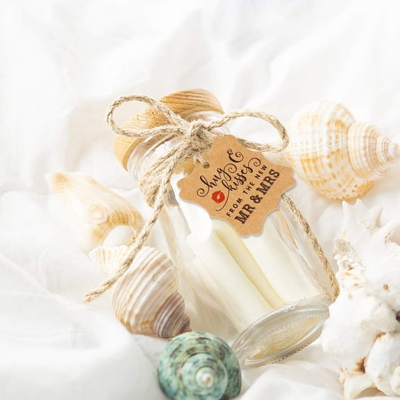 ETHZZLE Hanging Tags for Favors Multi-Color Paper Material for Baking Shops 100Pcs