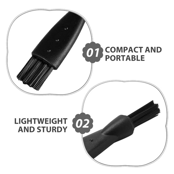 ETHZZLE 100pcs Electric Razor Cleaning Brush: Precision Cleaning Brush Small Crevice Brushes For Razor Maintenance - Plastic Brushes For Appliances