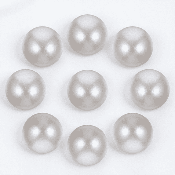ETHZZLE Artificial Pearls Vase Filler White No Hole Design for Crafts 100Pcs