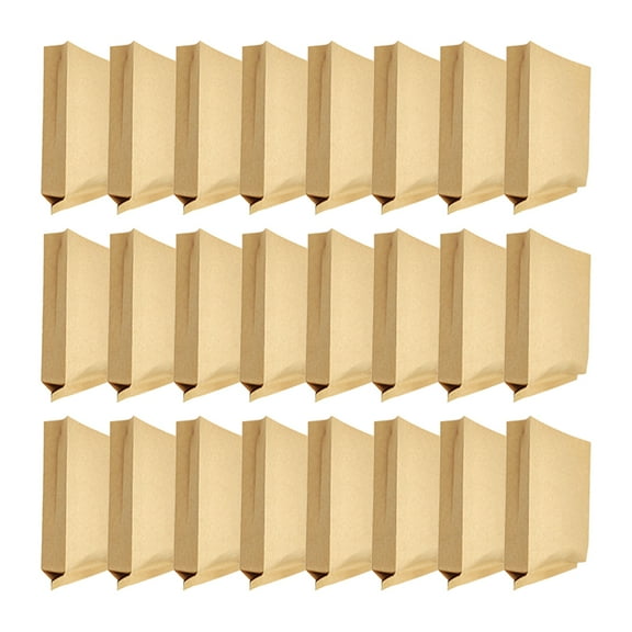 ETHZZLE 100pcs Paper Bags Bulk Kraft Paper Simple Design Storage Holder