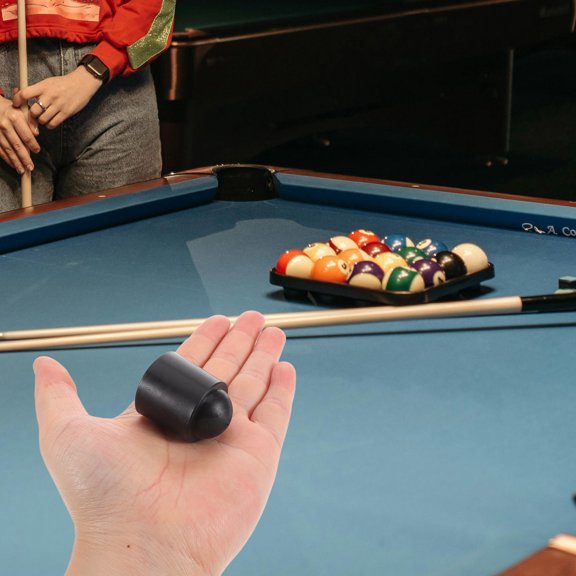 ETHZZLE 10PCS Cue Stick Protector Rubber Tip Cover for Billiard Cue Care