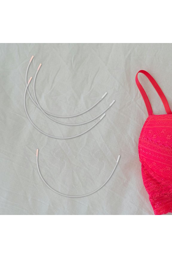 10Pairs Plated Bra Underwire Stainless Steel Rings for Clothing Support and Repair