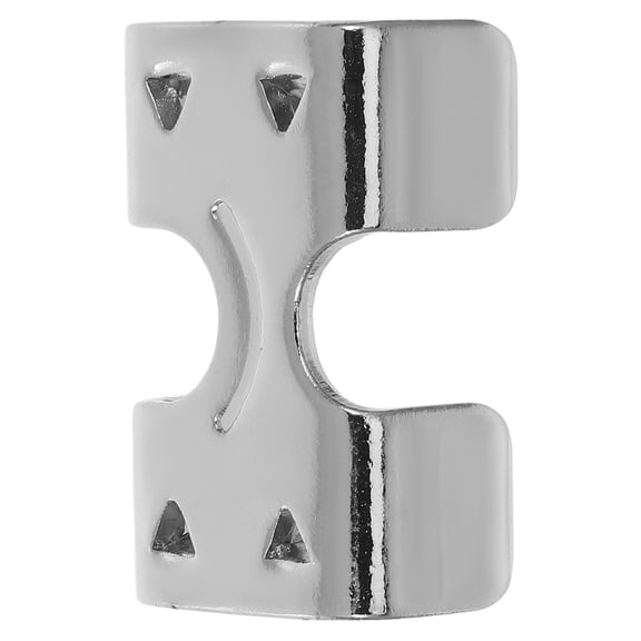 ETHZZLE Nickel Plated Iron Rope Clamps for Diy Enthusiasts 10Pcs 22Mm Inner Width