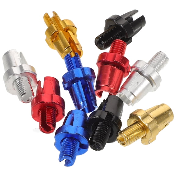 ETHZZLE Alloy Brake Adjuster Screws Precision Threads Easy Maintenance for Bikes Assorted Color