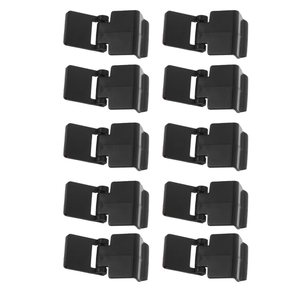 ETHZZLE Black ABS Aquarium Lid Clips for Anti-Escape and Wide Compatibility