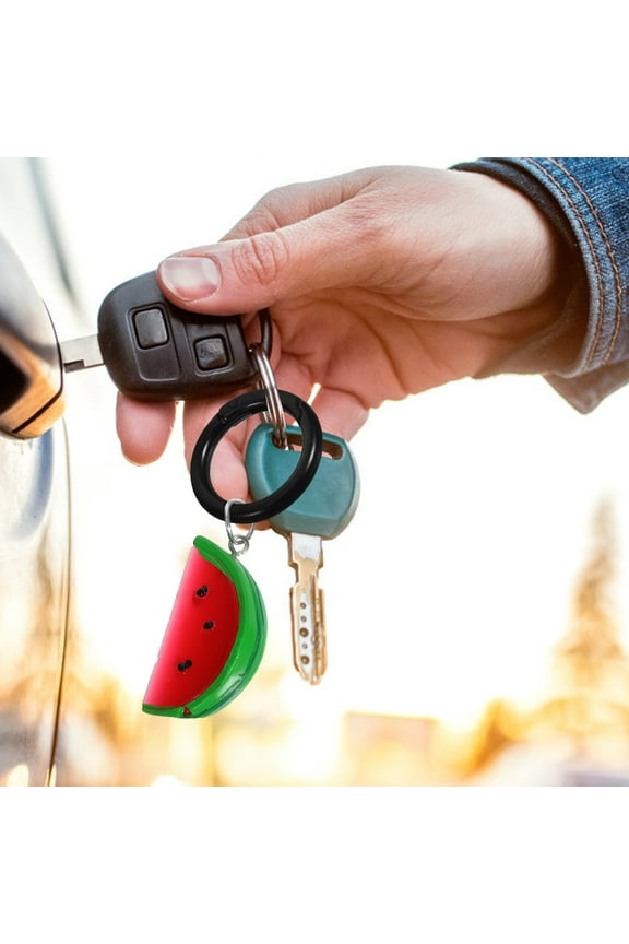 10Pcs Black Alloy Spring Loaded Buckle Clip for Keychain Bag Strap and Jewelry