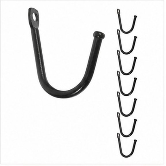 ETHZZLE Black Metal Gardening Hooks, Strong and Versatile Rustic Wall Hangers