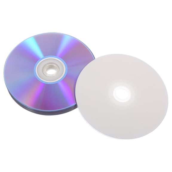 ETHZZLE 10Pcs Printable Writable Dvd-R Discs for Office and Home Data Storage