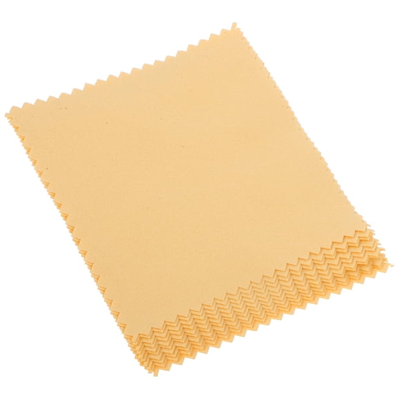 ETHZZLE 10Pcs Car Wax Applicator Towels Yellow Cloth Polishing Towels for Auto Detailing
