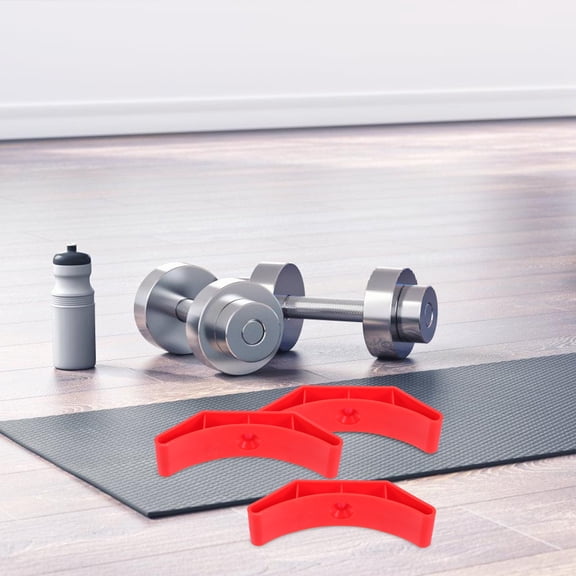 ETHZZLE 10Pcs Red Dumbbell Rack Weight Stand Lightweight Hollow Design Portable for Home Use