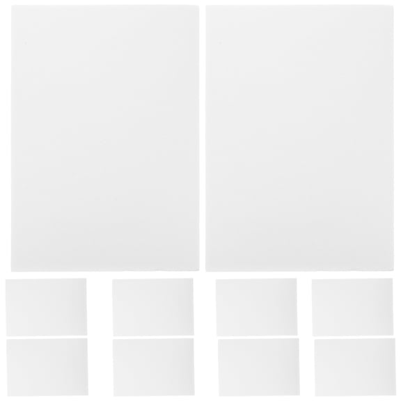 ETHZZLE 10Pcs Foam Boards White Thick Foam Core Board for Cosplay Props and DIY Crafts