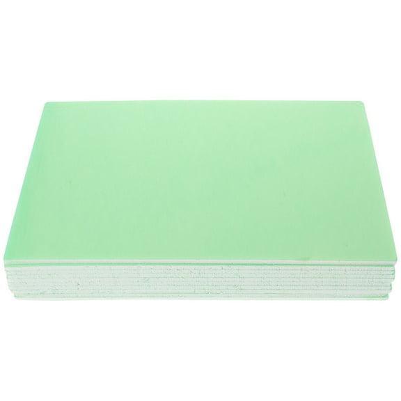 ETHZZLE 10Pcs Green Poster Board Pack Pvc Foam Core Display Board Blank Design for School Projects