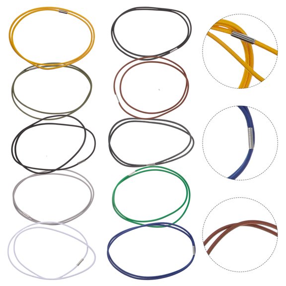 ETHZZLE 10Pcs Heavy Duty Garbage Bag Stabilizer Bands Elastic Trash Can Strap for Home Use