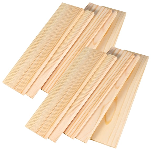 ETHZZLE 10Pcs Lightweight Khaki Wood Background Panel Photo Backdrop Prop for Studio and Event Decoration