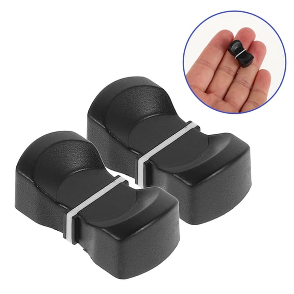 ETHZZLE 10Pcs Minimalist Black White Knobs For Audio Devices Volume Control And Adjustment