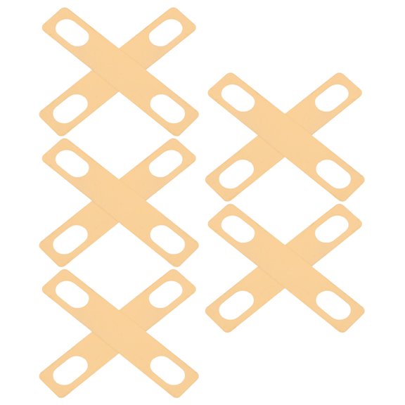 ETHZZLE 10Pcs Stable Brass Guitar Neck Plates for Accurate Neck Height Adjustment and Repair