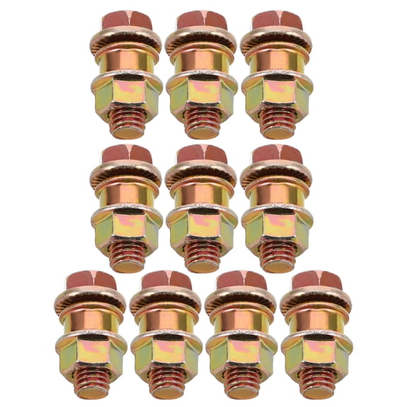 ETHZZLE 10Pcs Motorcycle Center Stand Screws Alloy Support Bolts for Electric Scooter and Bike