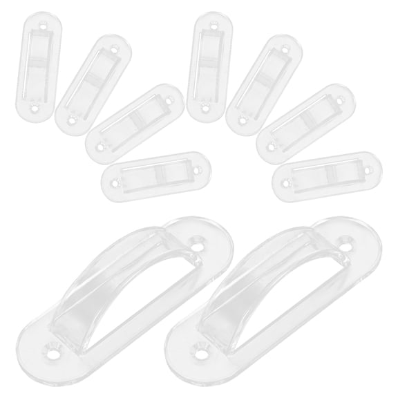 ETHZZLE 10Pcs Transparent Decorator Wall Plates Switch Cover with Sturdy Material for Outdoor Protection
