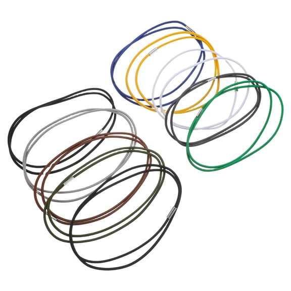 ETHZZLE 10Pcs Heavy Duty Trash Can Bands Reusable Elastic Garbage Bag Strap for Home Office Bathroom Use