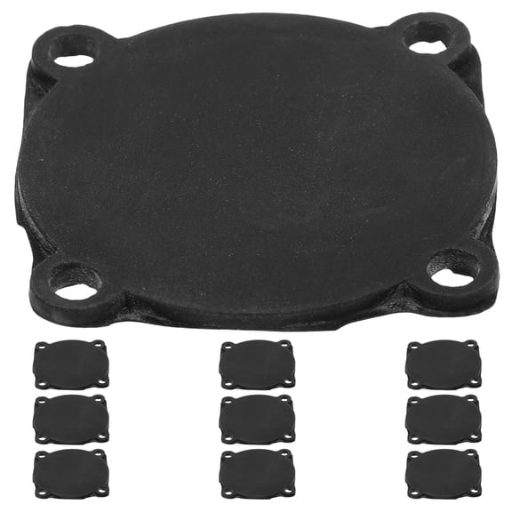 ETHZZLE 10Pcs Universal Compressor Repair Gaskets Black Rubber Pads for Automatic Pressure Switch