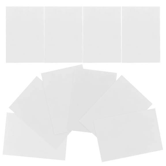ETHZZLE 10Pcs White Lightweight Foam Sheets for Crafting School Art and Scrapbooking