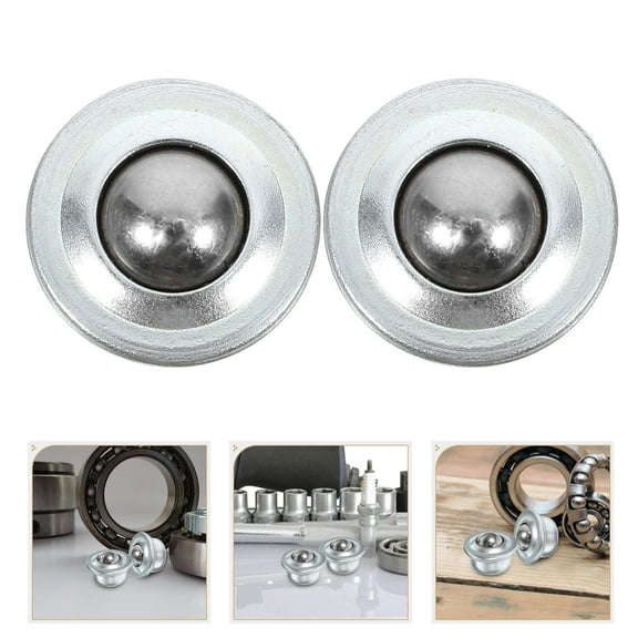 ETHZZLE 10Pcs Silver Roller Ball Bearings for Rollers Durable Carbon Steel
